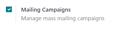Xem cài đặt tính năng chiến dịch trong LeanSoft Email Marketing.