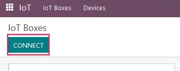 Connecting an IoT box to the LeanSoft database.