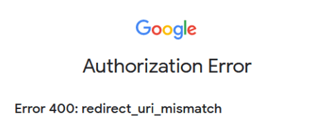 Lỗi 400 Mismatch URI chuyển hướng.