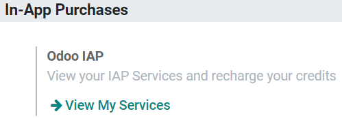 Using LeanSoft IAP to recharge credits for SMS Marketing in LeanSoft settings.
