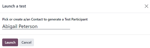 Launch a test pop-up window that appears in LeanSoft Markting Automation.