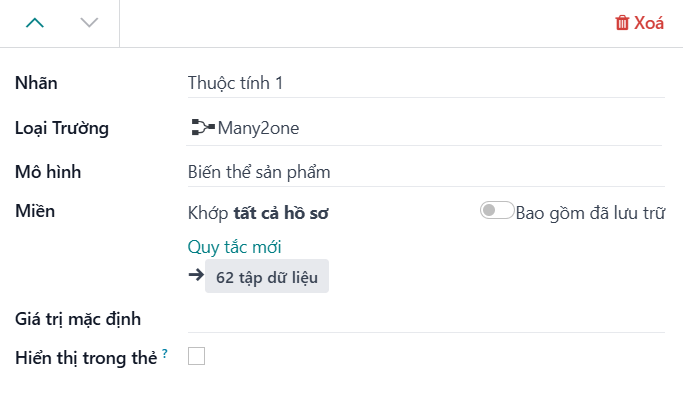 mẫu hình thức cấu hình thuộc tính