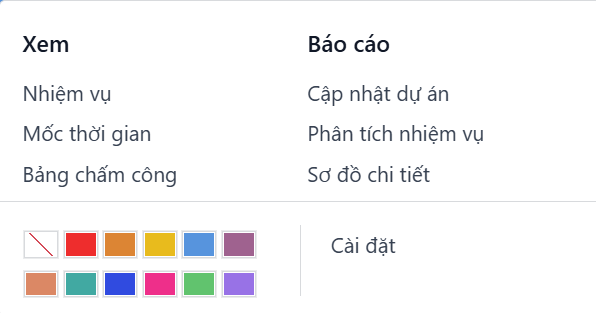 Thẻ dự án