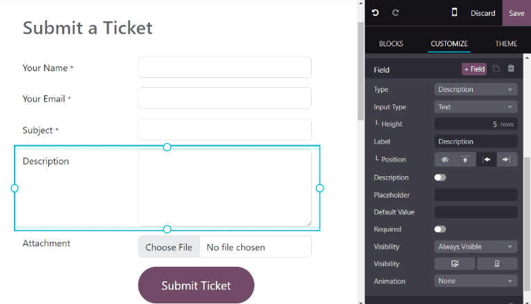Xem biểu mẫu trang web chưa xuất bản để gửi phiếu cho LeanSoft Hỗ trợ.