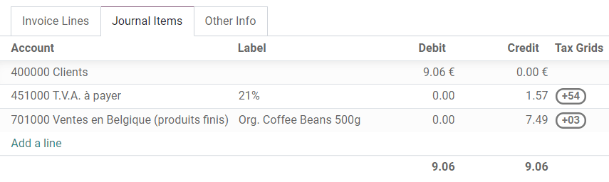 see which tax grids are used to record transactions in LeanSoft Accounting
