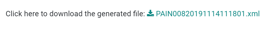 Generate an .XML file for your SDD payments in LeanSoft Accounting